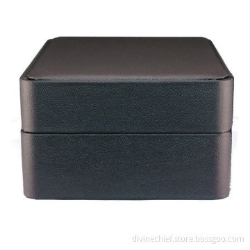 High End Jewelry Box Packaging PU Leather Gift Box Packaging For Cufflinks & Tie Clips